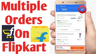 How To Order Multiple Items On Flipkart In One Package  How To Buy Multiple Products On Flipkart [upl. by Kimmi]