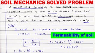 L 5  Permeability in Soil Constant Head and Falling Head Method  Geotechnical Engineering 20  2 [upl. by Millhon]