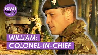 Prince William Attacks Enemy Positions As New ColonelinChief of Mercian Regiment [upl. by Asle]