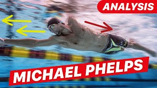 Michael Phelps Freestyle Stroke Analysis [upl. by Yllil]