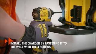 DEWALT POWERSHIFT™ Charger Wall Mount How to Video [upl. by Veriee]