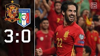 Große IscoShow Spanien  Italien 30  Highlights  WMQuali  DAZN [upl. by Oswald418]