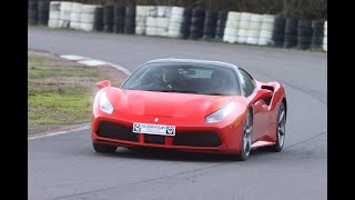 Everyman DrivingRacing 4 laps in a Ferrari 488 at Prestwold in February 2024 [upl. by Wadsworth358]