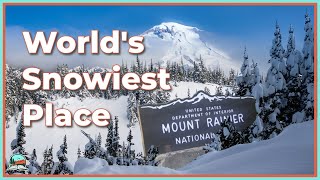 Why Mt Rainier is the Snowiest Place on Earth [upl. by Etteiram471]