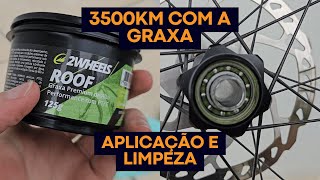 Teste da graxa ROOF 2WHEELS e dicas de limpeza [upl. by Nivrehs]