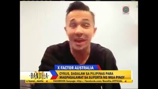 XFactor Australia winner Cyrus Villanueva to visit PH [upl. by Ddej]