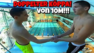 INDOOR 10M TURMSPRINGEN mit CENGIZ amp seinen FRIENDS😱💥 [upl. by Aikaj]