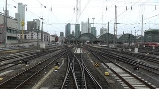 Führerstandsmitfahrt von Mainz Hbf nach Frankfurt Hbf  BR 143  DB Deutsche Bundesbahn Nr 14 [upl. by Corny]