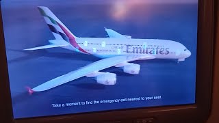 Emirates Airbus A380800 Inflight Safety Video 2024 Version [upl. by Manas99]