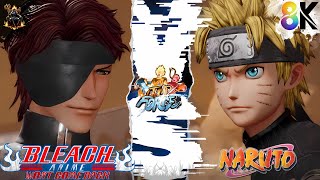 Jump Force AI vs AI Team Bleach vs Team Naruto  Ultimate Crossover Battle [upl. by Ambrogino]