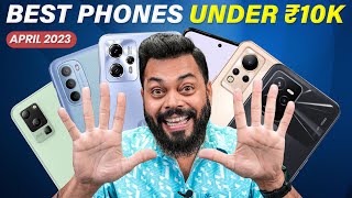 Top 5 Best Smartphones Under ₹10000 Budget⚡April 2023 [upl. by Dunc826]