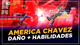 AMERICA CHAVEZ  Buen DAÑO  Regeneración y Habilidades interesantes  marvel batalla mcoc [upl. by Rehtul]