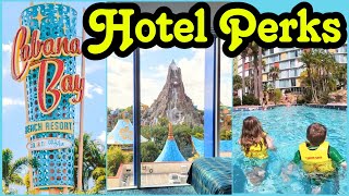 All the Perks at Cabana Bay Beach Resort  Lazy River amp Hotel Amenities at Universal Orlando [upl. by Jet]