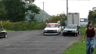 GX71 MX73 MZ11 drift in 北海道 夕張 no03 [upl. by Ydnew]