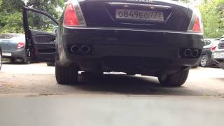 Maserati Quattroporte exhaust [upl. by Nayd718]