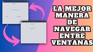 La mejor manera de navegar entre JFrame en Java [upl. by Dhar]