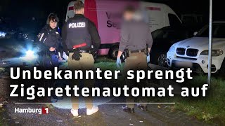 Lauter Knall in Wedel Zigarettenautomat in der Nacht gesprengt [upl. by Alrahc352]