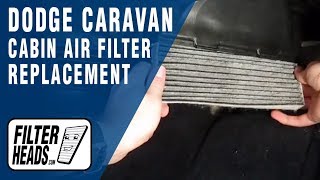 How to Replace Cabin Air Filter Dodge Caravan [upl. by Fante989]