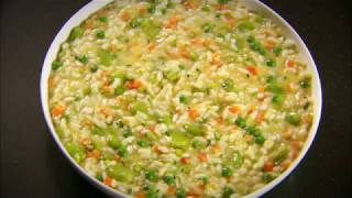 Marco Pierre White recipe for Spring Veg Risotto [upl. by Nnylrebma56]