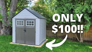 Building a Shed Foundation for 100  TIMELAPSE [upl. by Deedahs]