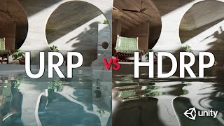 Unity URP vs HDRP Quality Comparison [upl. by Koral]