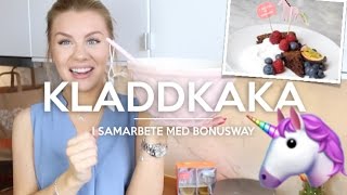 Vego med Therese VEGANSK KLADDKAKA i samarbete med Bonusway [upl. by Esihcoc82]