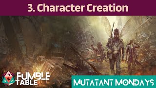 3 Mutant Year Zero Character Creation Skills Mutations and More [upl. by Atnek557]