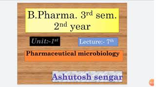 Pharmaceutical microbiology for BPharm 3rd Sem 2nd year Lecture7 topiccultivation of anaerobes [upl. by Diarmid47]