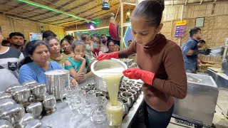 Most Crowded Sugarcane Juice Shop in Vadodara  Indian Street Food [upl. by Haiacim]