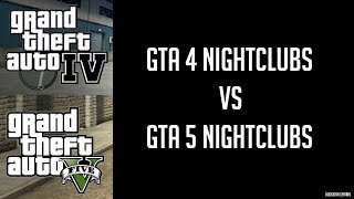 GTA V Nightclubs vs GTA IV Nightclubs  GTA 5 vs GTA 4 Comparison  PC High Settings [upl. by Aelak70]