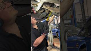 Seized 🤬bolt  bushing arm corroded garage repair tools fail suspension fail mot service [upl. by Aseefan]