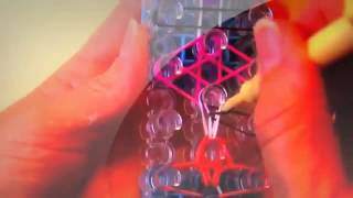 How to make RAINBOW LOOM TULIP BRACELET [upl. by Odelia]