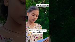 Wrong pronunciation is best 🤣🙏ytshorts comedy aradhyaworld shortvideo newvideo  fun [upl. by Urial]