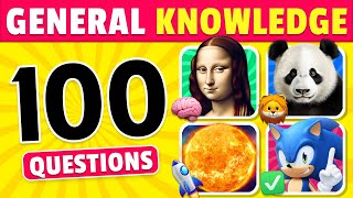 🧠 How Good is Your General Knowledge Take This 100Question Quiz To Find Out ✅ [upl. by Nirro768]