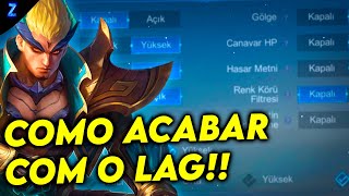 ESSA É A MANEIRA DE TIRAR O LAG DO MOBILE LEGENDS [upl. by Alacim]