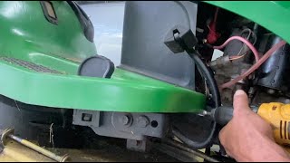 How to increase the reverse speed on your John Deere Lawn Tractor L LA D E Series [upl. by Natlus]