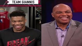 Giannis and Charles Barkley take shots at James Harden during All Star Draft [upl. by Lockhart166]