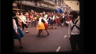 Folklore optocht door centrum Hoorn 1972 [upl. by Timms636]