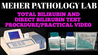 TOTAL BILIRUBIN AND DIRECT BILIRUBIN TEST PROCRDUREPRACTICAL VIDEO INHINDI [upl. by Dominy]