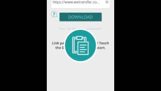 Using WeDownload to download a WeTransfer to your iPhone or iPad [upl. by Hoehne]