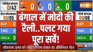 West Bengal Opinion Poll  बंगाल का आ गया चौंकाने वाला ओपिनियन पोल  BJP Vs TMC  Lok Sabha [upl. by Hseham]