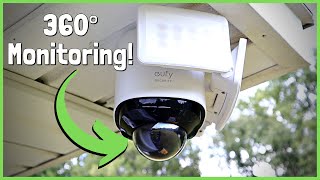 360 Degree Controllable Security Camera Eufy Security Floodlight Cam 2 Pro Install and Review [upl. by Pedro]