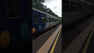 156 418 Arrives into Pleasington on the Preston  Colne train northern dmus railway pleasington [upl. by Feucht920]