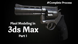 Ultimate Weapon Tutorial  Create a game ready weapon in 3DS Max  Photorealistic Firearms Scratch [upl. by Marte]