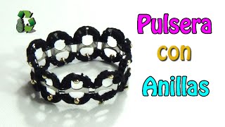 Pulsera con anillas de latas Reciclaje Ecobrisa [upl. by Dinerman]