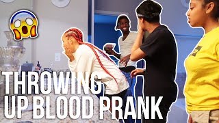 THROWING UP BLOOD PRANK on BOYFRIEND MUST WATCH [upl. by Eidnar]