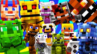 FNAF World  FULL MOVIE Minecraft Roleplay Night 110 [upl. by Reeher]