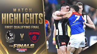 Collingwood v Melbourne  Qualifying Final  2023 Toyota AFL Finals Series [upl. by Aniaj]