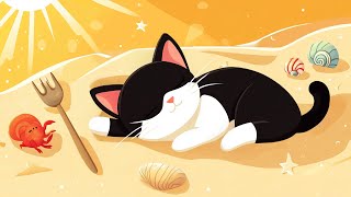 Chill Spring 🛁 With Cute Cat 😺  Cute Lofi Music  For Relax [upl. by Froh369]