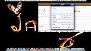 วิธี Sync ปฏิทินระหว่าง Mac และ iPad iPod Touch iPhone [upl. by Bruell432]